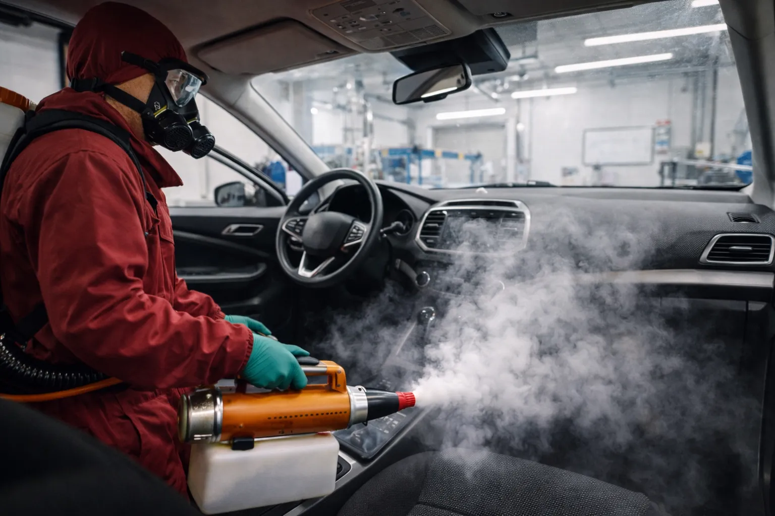 Дезинфекция автомобиля быстро и эффективно